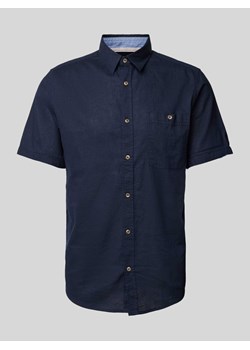 Koszula casualowa z kieszenią na piersi i rękawem o dł. 1/2 ze sklepu Peek&Cloppenburg  w kategorii Koszule męskie - zdjęcie 170728953