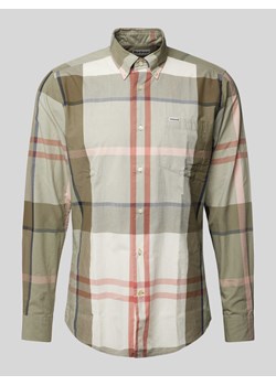 Koszula casualowa o kroju tailored fit z kołnierzykiem typu button down model ‘HARRIS’ ze sklepu Peek&Cloppenburg  w kategorii Koszule męskie - zdjęcie 170729050