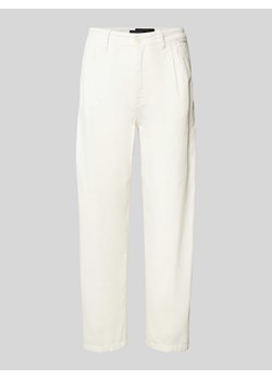 Spodnie typu paperbag w jednolitym kolorze model ‘CLEVER’ ze sklepu Peek&Cloppenburg  w kategorii Spodnie damskie - zdjęcie 170729112