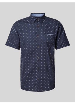 Koszula casualowa o kroju regular fit ze wzorem na całej powierzchni ze sklepu Peek&Cloppenburg  w kategorii Koszule męskie - zdjęcie 170729172