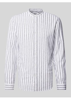 Koszula casualowa o kroju tailored fit ze wzorem w paski ze sklepu Peek&Cloppenburg  w kategorii Koszule męskie - zdjęcie 170729214