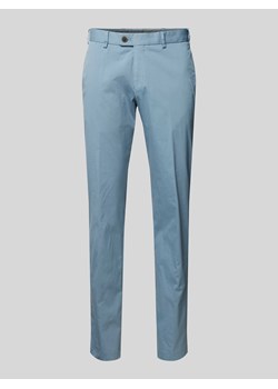 Chinosy o kroju regular fit z zakładkami w pasie model ‘Tarent’ ze sklepu Peek&Cloppenburg  w kategorii Spodnie męskie - zdjęcie 170729224