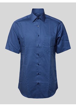 Koszula biznesowa o kroju modern fit ze wzorem na całej powierzchni ze sklepu Peek&Cloppenburg  w kategorii Koszule męskie - zdjęcie 170729374