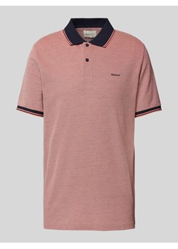 Koszulka polo o kroju slim fit z wyhaftowanym logo ze sklepu Peek&Cloppenburg  w kategorii T-shirty męskie - zdjęcie 170729491