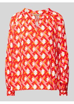 Bluzka z wiskozy ze wzorem na całej powierzchni ze sklepu Peek&Cloppenburg  w kategorii Bluzki damskie - zdjęcie 170729531