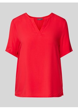Bluzka z wiskozy w jednolitym kolorze ze sklepu Peek&Cloppenburg  w kategorii Bluzki damskie - zdjęcie 170729592
