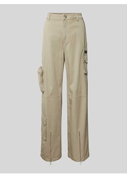 Spodnie cargo o kroju regular fit z zamkiem błyskawicznym model ‘Mirja’ ze sklepu Peek&Cloppenburg  w kategorii Spodnie damskie - zdjęcie 170729760