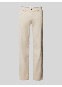 Spodnie w jednolitym kolorze model ‘CADIZ’ ze sklepu Peek&Cloppenburg  w kategorii Spodnie męskie - zdjęcie 170729892