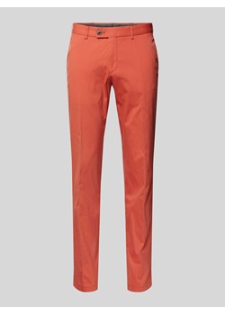 Chinosy o kroju regular fit z zakładkami w pasie model ‘Tarent’ ze sklepu Peek&Cloppenburg  w kategorii Spodnie męskie - zdjęcie 170729954