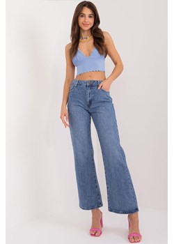 Szerokie spodnie jeansowe wide leg ze sklepu 5.10.15 w kategorii Jeansy damskie - zdjęcie 170729981