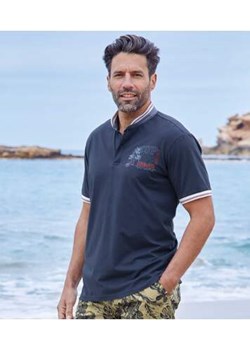 Koszulka polo ze stójką Tropical Cup ze sklepu Atlas For Men w kategorii T-shirty męskie - zdjęcie 170730214
