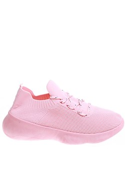 Różowe wkładane buty sportowe /C1-2 15910A  T195/ ze sklepu Pantofelek24.pl w kategorii Buty sportowe damskie - zdjęcie 170731670