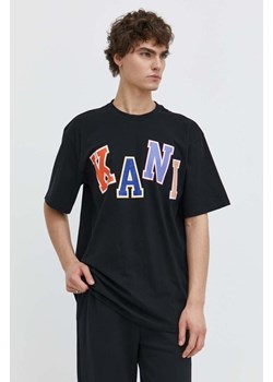 Karl Kani t-shirt bawełniany męski kolor czarny z nadrukiem ze sklepu ANSWEAR.com w kategorii T-shirty męskie - zdjęcie 170734251