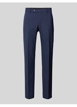Spodnie do garnituru o kroju slim fit w kant ze sklepu Peek&Cloppenburg  w kategorii Spodnie męskie - zdjęcie 170737393