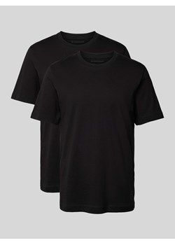 T-shirt w jednolitym kolorze w zestawie 2 szt. ze sklepu Peek&Cloppenburg  w kategorii T-shirty męskie - zdjęcie 170737404