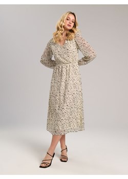 Sinsay - Sukienka midi ze wzorem - wielobarwny ze sklepu Sinsay w kategorii Sukienki - zdjęcie 170738032