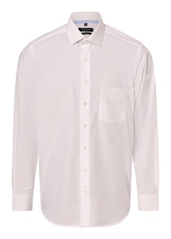 Andrew James Koszula męska Mężczyźni Regular Fit Bawełna biały jednolity ze sklepu vangraaf w kategorii Koszule męskie - zdjęcie 170738131