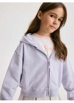 Reserved - Bluza z kapturem - lawendowy ze sklepu Reserved w kategorii Bluzy dziewczęce - zdjęcie 170738380