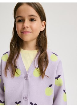 Reserved - Wzorzysty kardigan - wielobarwny ze sklepu Reserved w kategorii Swetry dziewczęce - zdjęcie 170738623