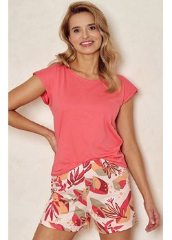 Bawełniana piżama damska Tessa 3115, Kolor malinowy-wzór, Rozmiar S, Taro ze sklepu Intymna w kategorii Piżamy damskie - zdjęcie 170739953