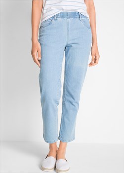 Spodnie Straight, mid waist, z wygodnym paskiem (2 pary) ze sklepu bonprix w kategorii Spodnie damskie - zdjęcie 170740941