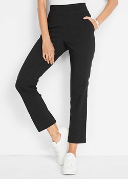 Spodnie 7/8 z bengaliny, z gumką w talii ze sklepu bonprix w kategorii Spodnie damskie - zdjęcie 170741162