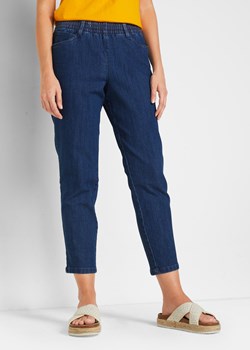 Spodnie Straight, mid waist, z wygodnym paskiem (2 pary) ze sklepu bonprix w kategorii Spodnie damskie - zdjęcie 170741251