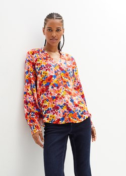 Bluzka tunikowa z rękawami z przeszyciem cienkimi gumkami ze sklepu bonprix w kategorii Bluzki damskie - zdjęcie 170741921