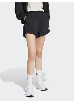 adidas Szorty sportowe Embroidery IS4315 Czarny Loose Fit ze sklepu MODIVO w kategorii Szorty - zdjęcie 170743942