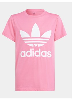 adidas T-Shirt adicolor Trefoil IN8445 Różowy Regular Fit ze sklepu MODIVO w kategorii Bluzki dziewczęce - zdjęcie 170745043