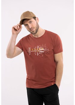 T-shirt z printem T-SIR ze sklepu Volcano.pl w kategorii T-shirty męskie - zdjęcie 170745084