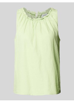 Bluzka lniana o kroju bez rękawów ze sklepu Peek&Cloppenburg  w kategorii Bluzki damskie - zdjęcie 170749224