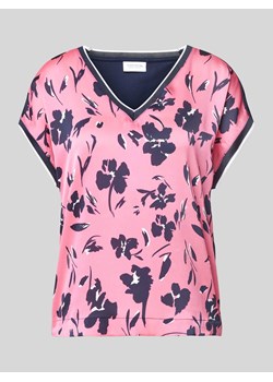 Bluzka z kwiatowym nadrukiem ze sklepu Peek&Cloppenburg  w kategorii Bluzki damskie - zdjęcie 170749233