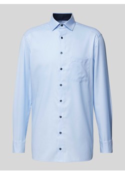 Koszula biznesowa o kroju Modern Fit z kołnierzykiem typu kent ze sklepu Peek&Cloppenburg  w kategorii Koszule męskie - zdjęcie 170749383