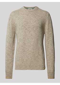 Sweter z dzianiny z efektem melanżu ze sklepu Peek&Cloppenburg  w kategorii Swetry męskie - zdjęcie 170749391