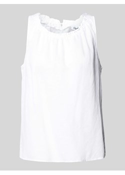 Bluzka lniana o kroju bez rękawów ze sklepu Peek&Cloppenburg  w kategorii Bluzki damskie - zdjęcie 170749484