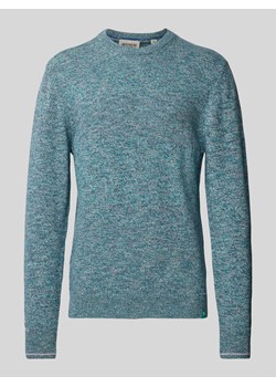 Sweter z dzianiny z efektem melanżu ze sklepu Peek&Cloppenburg  w kategorii Swetry męskie - zdjęcie 170749751