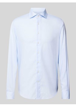 Koszula biznesowa o kroju slim fit z kołnierzykiem typu cutaway ze sklepu Peek&Cloppenburg  w kategorii Koszule męskie - zdjęcie 170749754