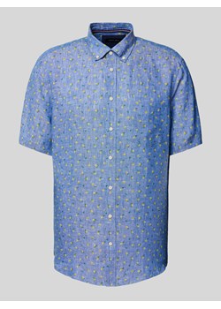 Koszula casualowa z lnu z kołnierzykiem typu button down ze sklepu Peek&Cloppenburg  w kategorii Koszule męskie - zdjęcie 170749762