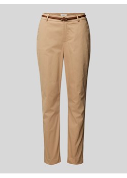Spodnie materiałowe o skróconym kroju slim fit model ‘DAYS’ ze sklepu Peek&Cloppenburg  w kategorii Spodnie damskie - zdjęcie 170749791