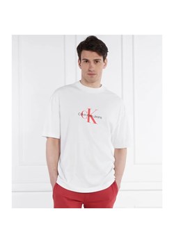 CALVIN KLEIN JEANS T-shirt ARCHIVAL MONOLOGO | Regular Fit ze sklepu Gomez Fashion Store w kategorii T-shirty męskie - zdjęcie 170751111