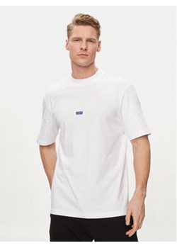 Hugo T-Shirt Nieros 50509991 Biały Regular Fit ze sklepu MODIVO w kategorii T-shirty męskie - zdjęcie 170752220