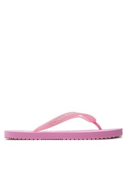 Calvin Klein Jeans Japonki Beach Sandal Monologo Tpu YW0YW01246 Różowy ze sklepu MODIVO w kategorii Klapki damskie - zdjęcie 170752393