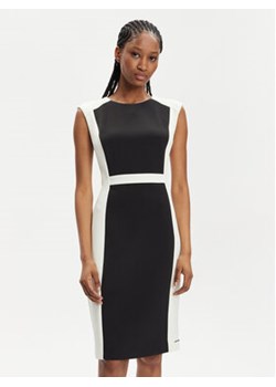 Calvin Klein Sukienka koktajlowa Neoprene K20K207074 Czarny Slim Fit ze sklepu MODIVO w kategorii Sukienki - zdjęcie 170752490