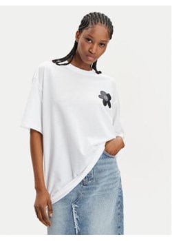 Hugo T-Shirt 50511471 Biały Oversize ze sklepu MODIVO w kategorii Bluzki damskie - zdjęcie 170752733