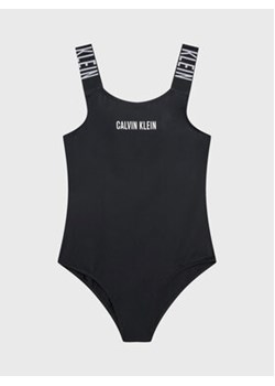 Calvin Klein Swimwear Strój kąpielowy KY0KY00032 Czarny ze sklepu MODIVO w kategorii Stroje kąpielowe - zdjęcie 170752823