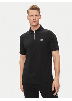 KARL LAGERFELD Polo 745030 542221 Czarny Regular Fit ze sklepu MODIVO w kategorii T-shirty męskie - zdjęcie 170752910