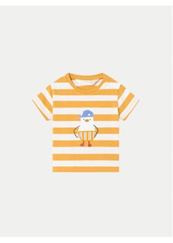 Mayoral T-Shirt 01003 Żółty Regular Fit ze sklepu MODIVO w kategorii Koszulki niemowlęce - zdjęcie 170752984
