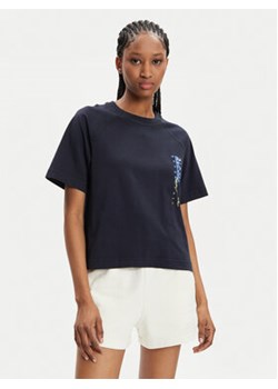 Napapijri T-Shirt S-Aberdeen NP0A4HOI Granatowy Regular Fit ze sklepu MODIVO w kategorii Bluzki damskie - zdjęcie 170754421