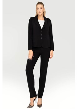 Kostium czarny ze spodniami ze sklepu Tomasz Sar w kategorii Komplety i garnitury damskie - zdjęcie 170754573